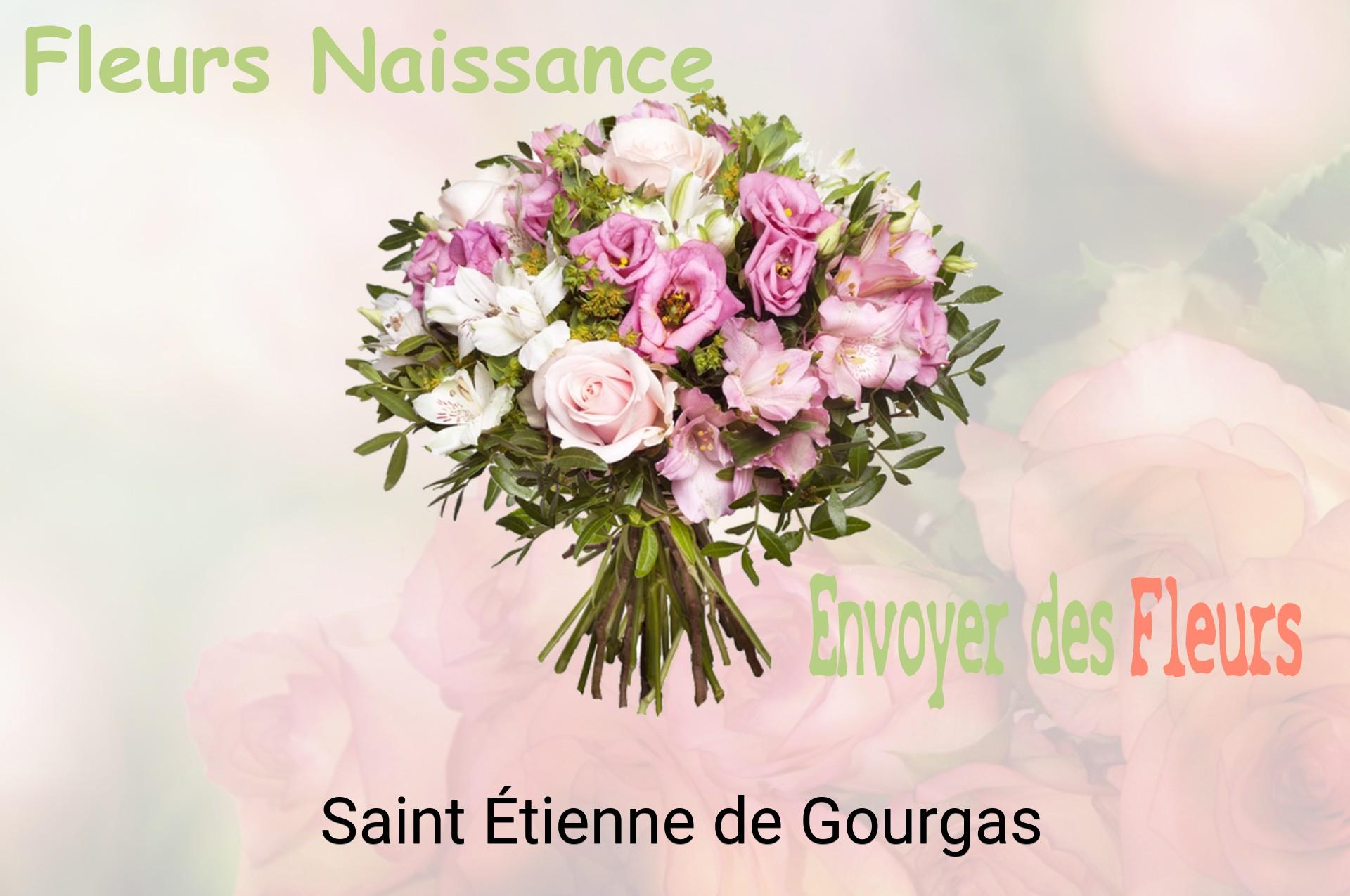 Bouquet de fleurs de naissance livré à Saint-Étienne-de-Gourgas